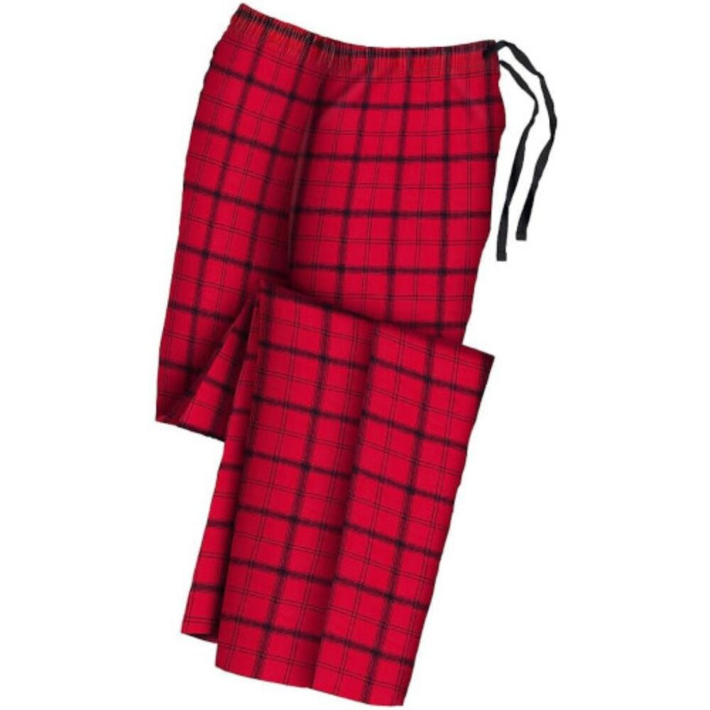 Hanes Mens Lounge Pants - 2006 - Red Plaid